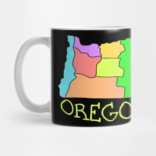 USA state: Oregon Mug